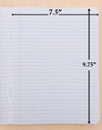 Composition Book C/R Black Marble 100 Ct.