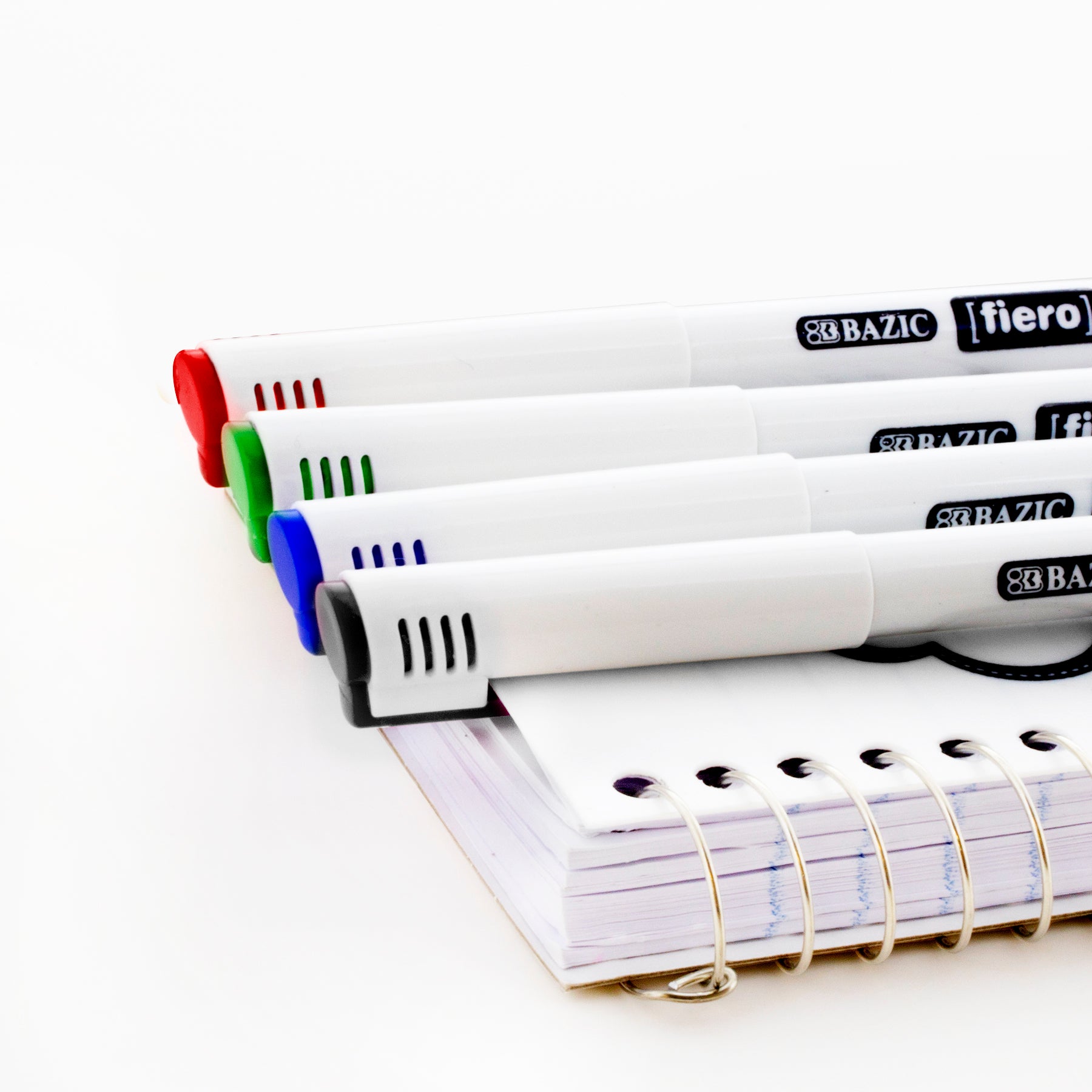 Fiero Assorted Color Fiber Tip Fineliner Pen (4/Pack)