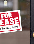 12" X 16" For Lease Sign