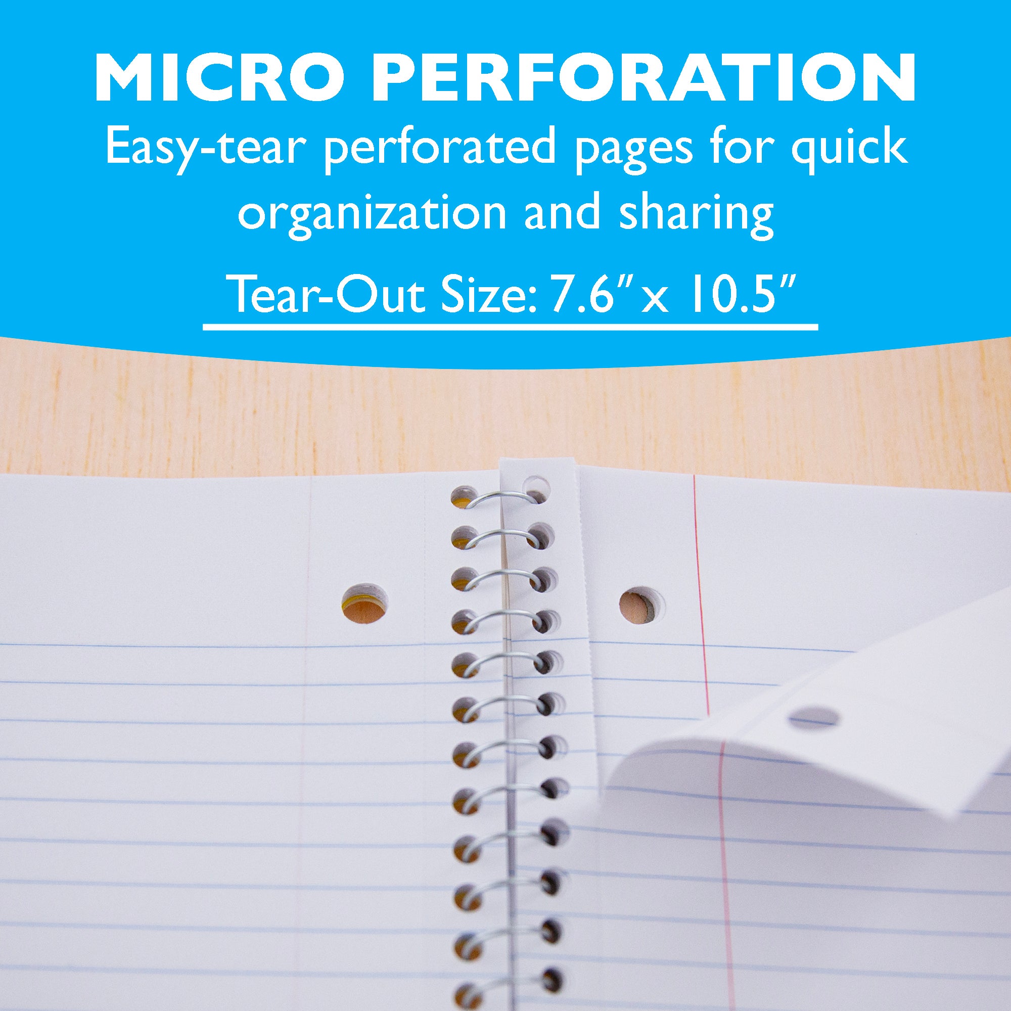 W/R 120 Ct. 3-Subject Spiral Notebook
