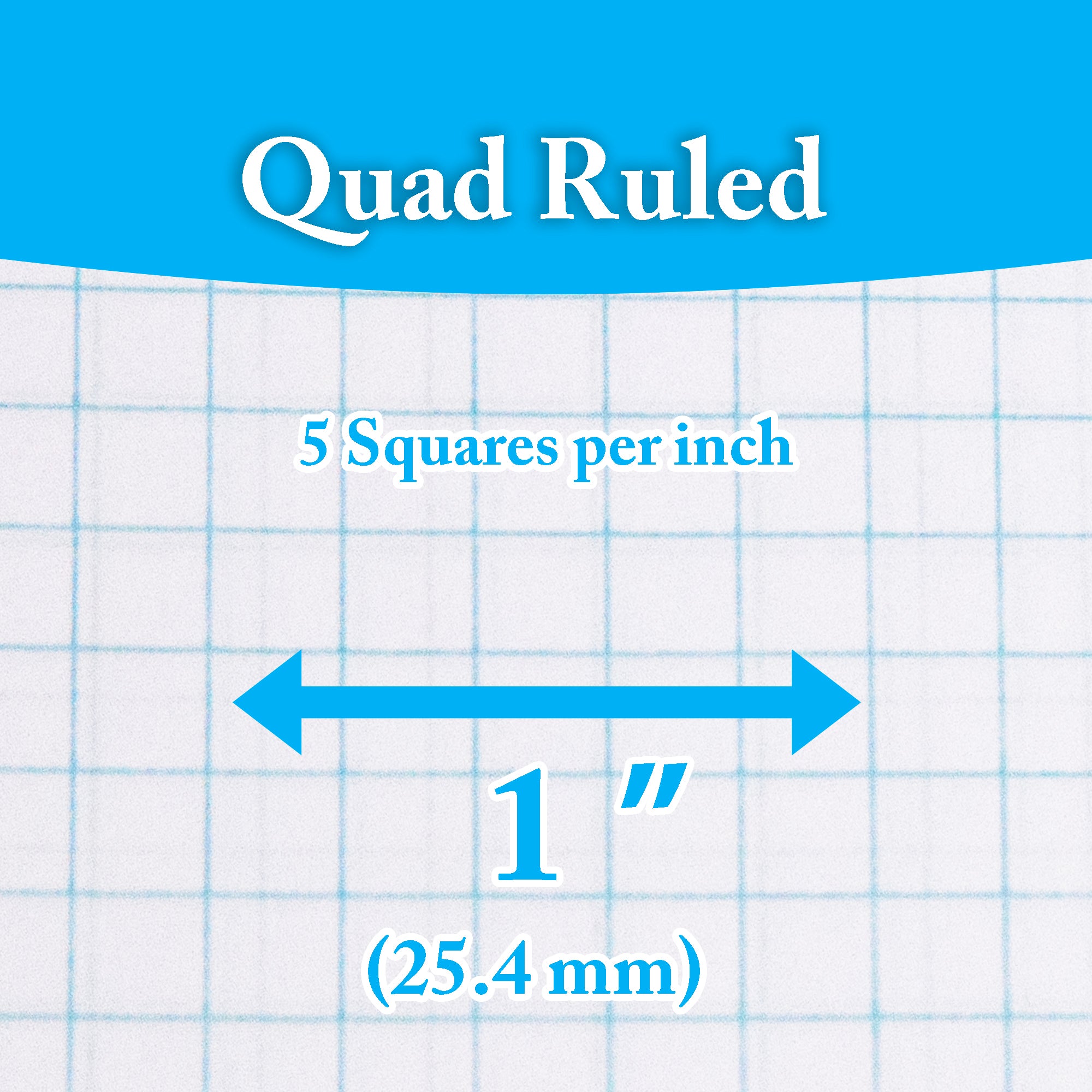 5-1" Quad-Ruled 100 Ct. Premium Marble Composition Book