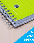 100 Ct. Quad-Ruled 4-1" Spiral Notebook