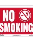9" X 12" No Smoking Sign