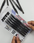 Jetz 1.4 mm Tip Black FUSE Tech Ink Pen w/ Cushion Grip (5/Pack)