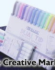 15 Colors Dual-Tip Creative Markers
