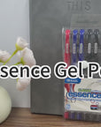 Essence Gel-Pen Asst Color w/ Cushion Grip (6/Pack)