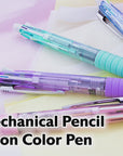 2-In-1 Mechanical Pencil & 4-Fashion Color Pen w/ Cushion Grip