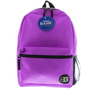 16" Mustard Basic Backpack - Bazicstore