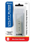 Replacement Utility Knife Blade w/ Tube (8/Tube)