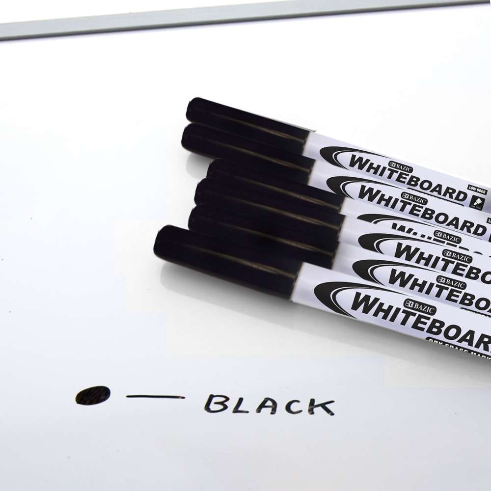 Black Fine Tip Dry-Erase Markers (4/Pack)