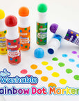 6 Colors Washable Dot Markers