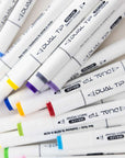 Dual Tip Alcohol-Based Markers 6 Fluorescent Colors