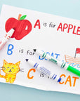 Washable Markers Broad Line Jumbo 8 Color (200/Pack)