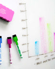 Magnetic Bright Color Dry-Erase Markers (3/Pack)