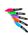 Fancy Colors Mini Fine Point Permanent Markers w/ Cap Clip (5/Pack)