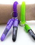 Fancy Colors Mini Fine Point Permanent Markers w/ Cap Clip (5/Pack)