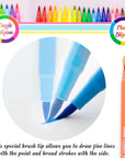 Brush Markers 12 Colors Washable