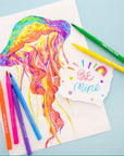 Brush Markers 12 Colors Washable