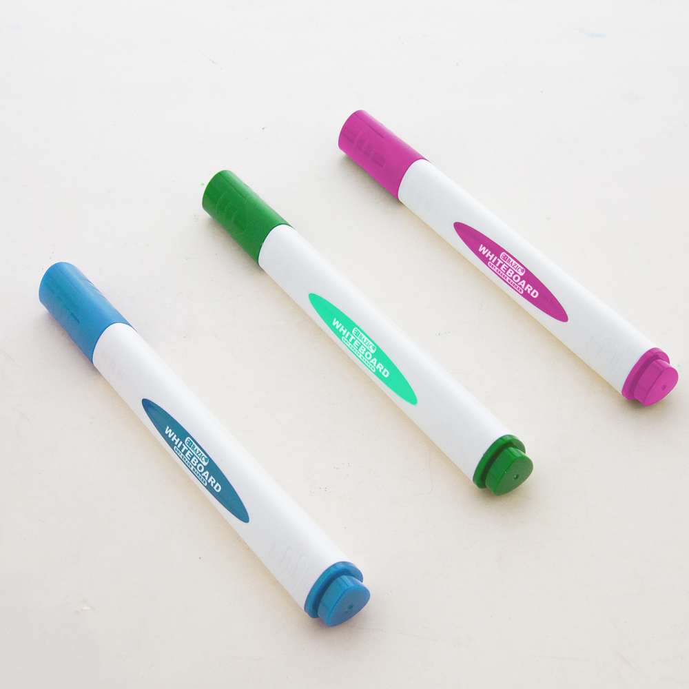 Bright Colors Chisel Tip Triangle Dry-Erase Markers (3/Pack)