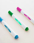 Triangle Dry-Erase Markers Chisel Tip Bright Colors (3/Pack)