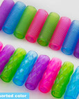 Assorted Color & Shape Gel Pencil / Pen Grip (8/Pack)
