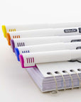 12 Color Fiero Fiber Tip Fineliner Pen