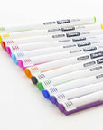 12 Color Fiero Fiber Tip Fineliner Pen