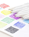 12 Color Fiero Fiber Tip Fineliner Pen
