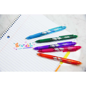 Frizz Fashion Color Erasable Gel Retractable Pen with Grip