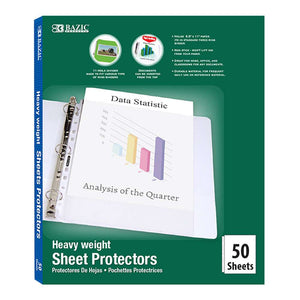 Sheet Protectors Heavy Weight Top Loading (50/Box)