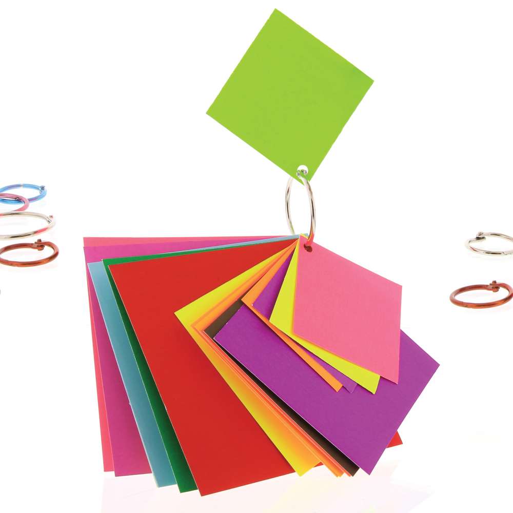 Assorted Size Metal Book Rings (10/Pack)