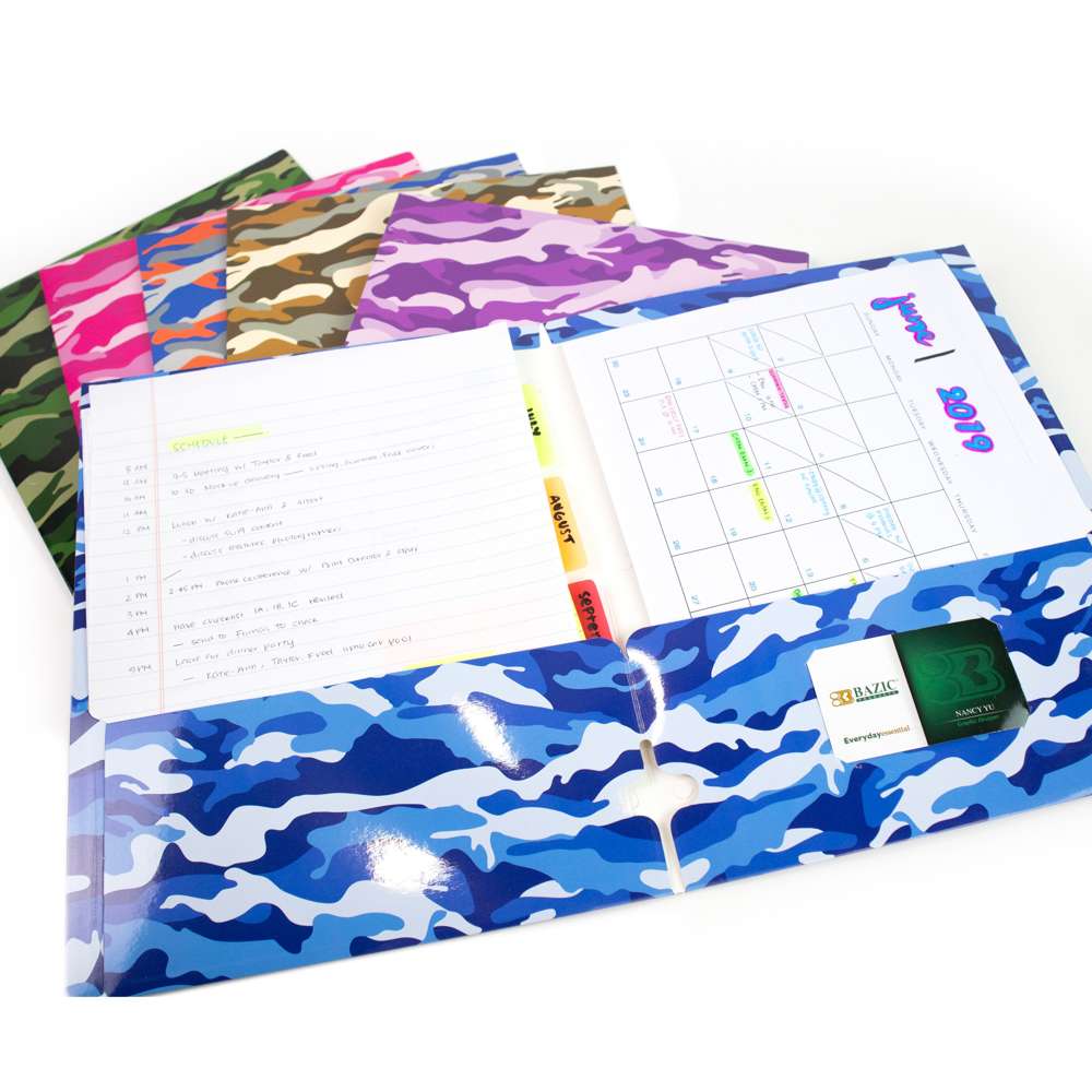 Camouflage 2-Pocket Portfolios