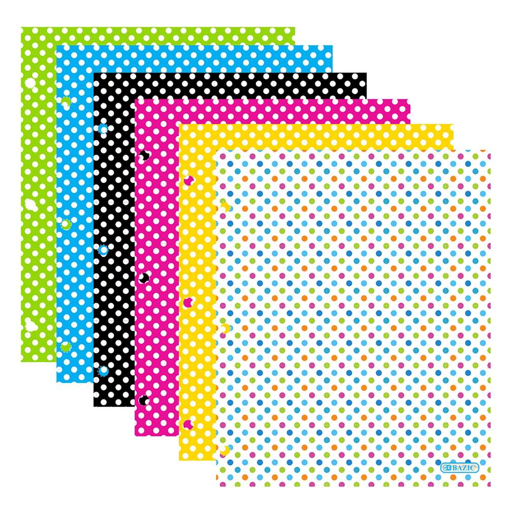 Polka Dot 2-Pocket Portfolios