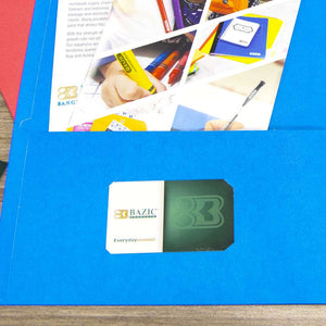 2-Pockets Portfolios Premium Assorted Color (25/Box)