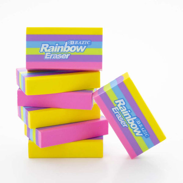 Rainbow Pencil Erasers Pack – Jollity & Co