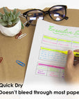Yellow Pen Style Fluorescent Highlighters w/ Pocket Clip (12/Box)