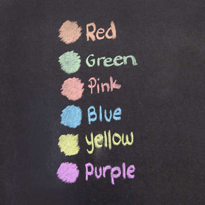 12 Color & 12 White Chalk w/ Eraser Set