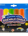 6 Jumbo Sidewalk Chalks