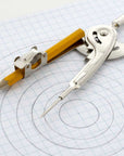 Metal Ball Bearing Compass w/