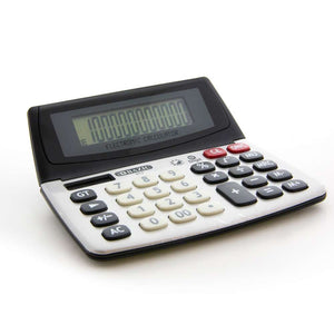 Desktop Calculator 12-Digit Dual Power w/ Adjustable Display