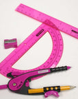 Assorted Color Semicircular 6" Protractor