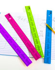 12" Ruler w/ Multiplication Prints (30cm)(4/Pack)