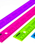 12" Ruler w/ Multiplication Prints (30cm)(4/Pack)