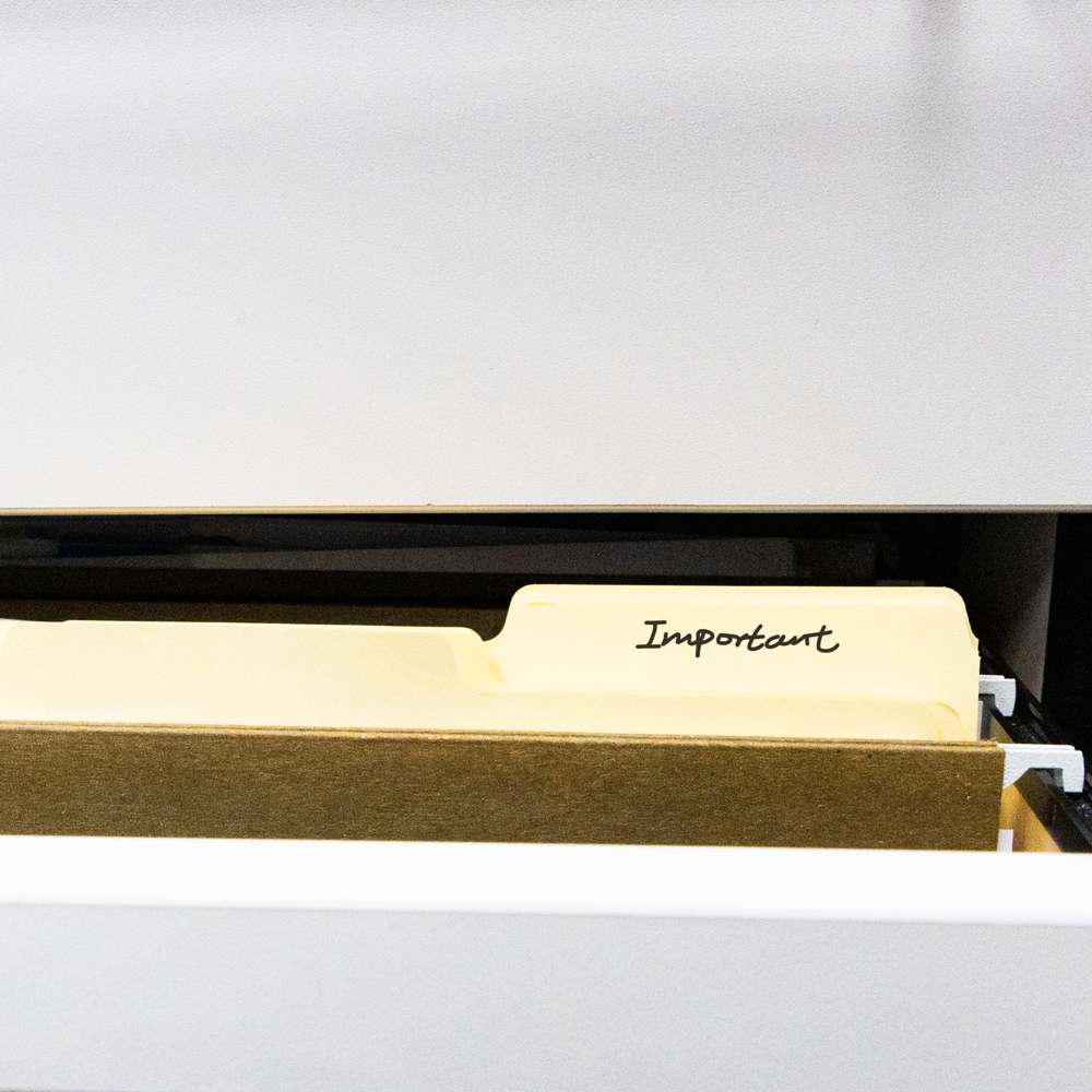 1/3 Cut Letter Size Manila File Folder (6/Pack)