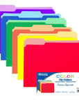 1/3 Cut Letter Size Color File Folder (6/Pack)