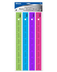 12" Ruler w/ Multiplication Prints (30cm)(4/Pack)