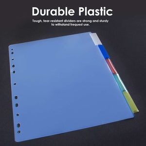 Dividers w/ 5-Insertable Color Tabs