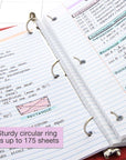 1" Asst. Color 3-Ring View Binder w/ 2-Pockets