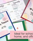 1" Asst. Color 3-Ring View Binder w/ 2-Pockets