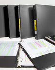 Binder 1" Black 3-Ring w/ 2-Pockets